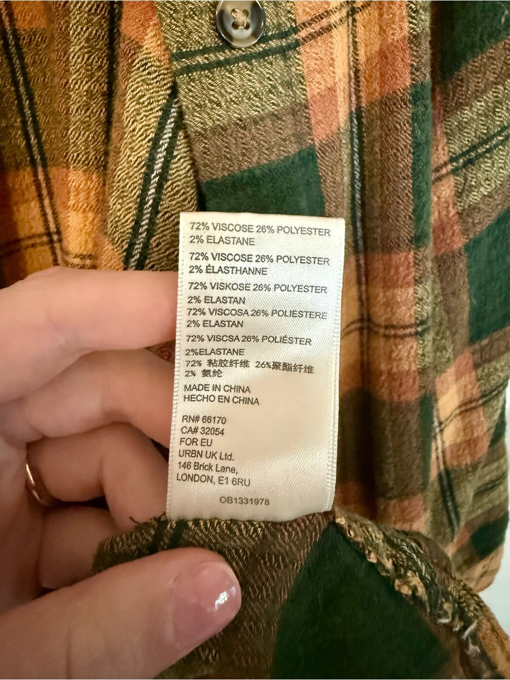 BDG Urban Outfitters Flannel Shirt - Picture 5 of 5
